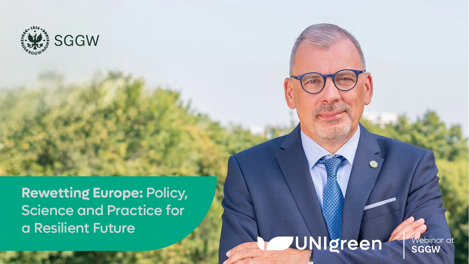 prof. dr hab. Tomasz Okruszko, Prorektor ds. nauki SGGW