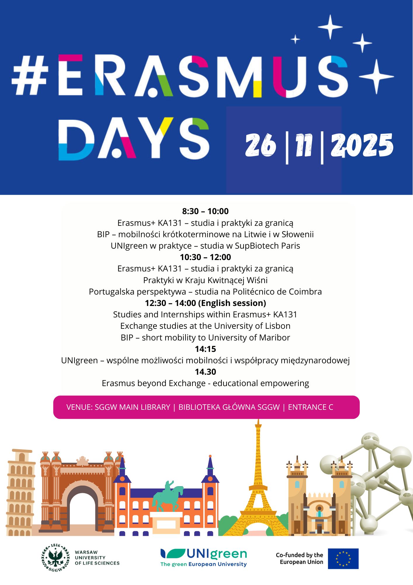 program erasmus targi mobilnośći
